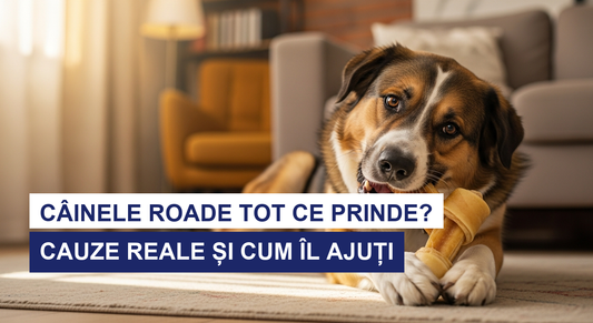 Câinele roade tot ce prinde? Cauze reale și cum îl ajuți