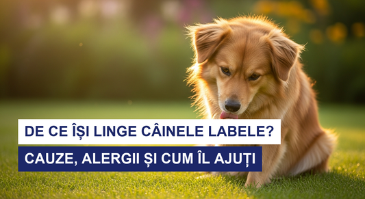 De ce își linge câinele labele? Cauze, alergii și cum îl ajuți