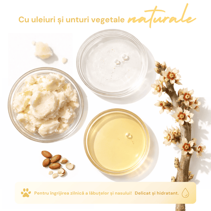 Balsam pentru lăbuțe și nas pentru câini și pisici - Hidratează și protejează pielea uscată